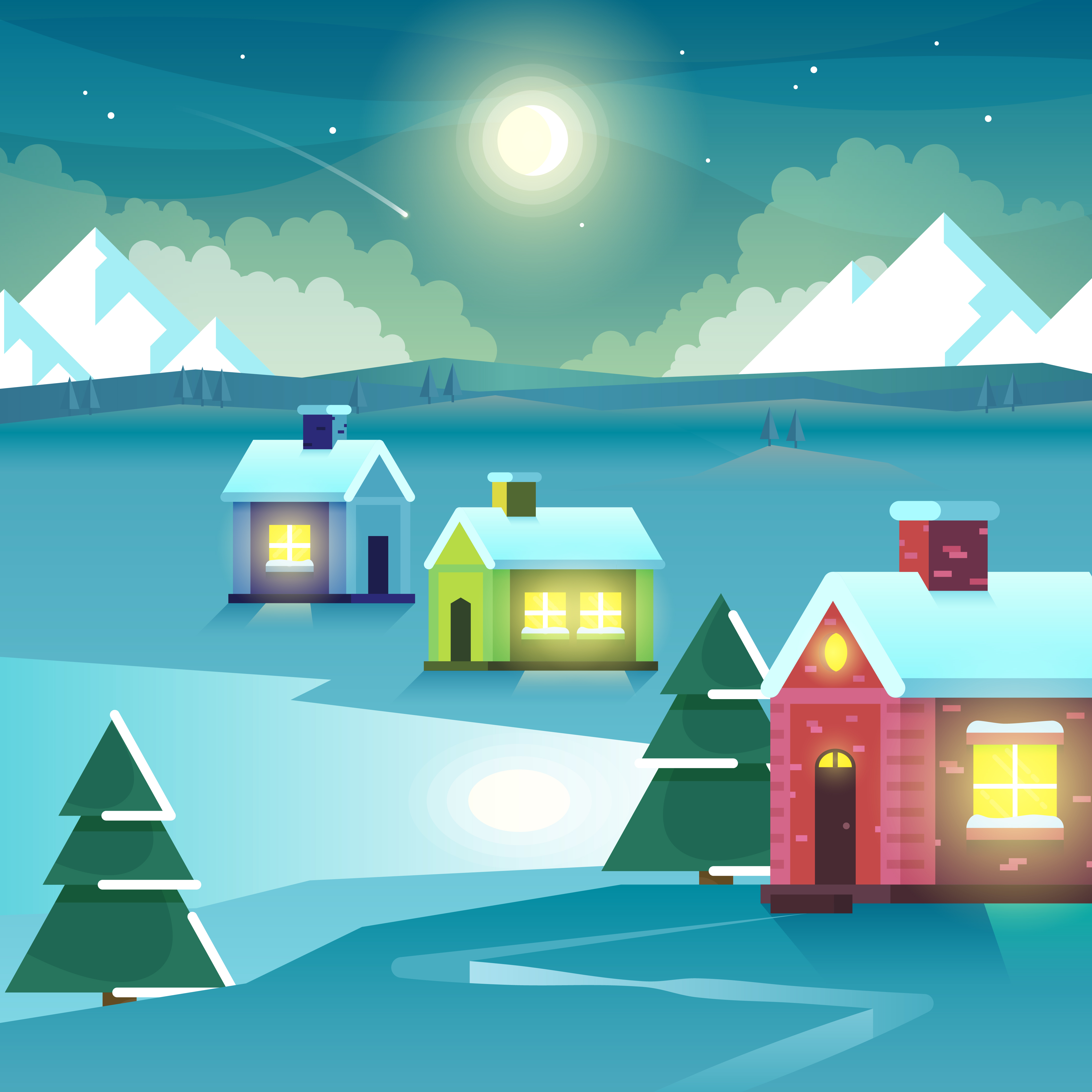 About Snow Grove 247 team and winter scene